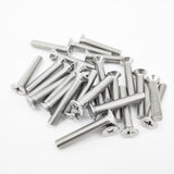 25PK M10X60mm Pitch 1.50mm Phillips Flat Head Machine Screw (Countersunk) Carbon Steel