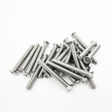 25PK M10X80mm Pitch 1.50mm Phillips Flat Head Machine Screw (Countersunk) Carbon Steel