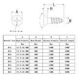 25PK M10X80mm Pitch 1.50mm Phillips Flat Head Machine Screw (Countersunk) Carbon Steel