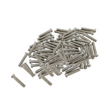 100PK M3 X 22mm Pitch 0.5mm Phillips Flat Head Machine Screw (Countersunk) Carbon Steel