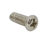 100PK M4 X 10mm Pitch 0.7mm Phillips Flat Head Machine Screw (Countersunk) Carbon Steel
