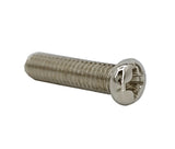 100PK M4 X 18mm Pitch 0.7mm Phillips Flat Head Machine Screw (Countersunk) Carbon Steel
