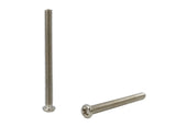100PK M4 X 45mm Pitch 0.7mm Phillips Flat Head Machine Screw (Countersunk) Carbon Steel