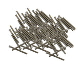 100PK M4 X 45mm Pitch 0.7mm Phillips Flat Head Machine Screw (Countersunk) Carbon Steel