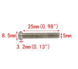 100PK M5 X 25mm Pitch 0.8mm Phillips Flat Head Machine Screw (Countersunk) Carbon Steel