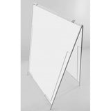 Wire A Frame Menu Sign A Board Grass Spike with Coroplast Sheet White Board
