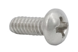 6 32*3/8 100PK Machine Screws English Pan Head Philips Drive Cross Stainless