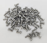 6 32*3/8 100PK Machine Screws English Pan Head Philips Drive Cross Stainless