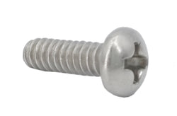 6 32*7/16 100PK Machine Screws English Pan Head Philips Drive Cross Stainles