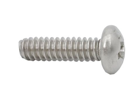 6 32*1/2 100PK Machine Screws English Pan Head Philips Drive Cross Stainless
