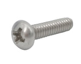 6 32*5/8 100PK Machine Screws English Pan Head Philips Drive Cross Stainless