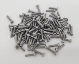 6 32*5/8 100PK Machine Screws English Pan Head Philips Drive Cross Stainless