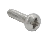 6 32*5/8 100PK Machine Screws English Pan Head Philips Drive Cross Stainless