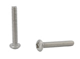 6 32*7/8 100PK Machine Screws English Pan Head Philips Drive Cross Stainless