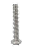 6 32*7/8 100PK Machine Screws English Pan Head Philips Drive Cross Stainless