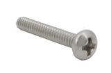 6 32*7/8 100PK Machine Screws English Pan Head Philips Drive Cross Stainless