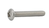 6 32*7/8 100PK Machine Screws English Pan Head Philips Drive Cross Stainless