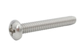 6 32*1 100PK Machine Screws English Pan Head Philips Drive Cross Stainless S