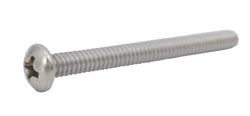 6 32*1 1/2 100PK Machine Screws English Pan Head Philips Drive Cross Stainle