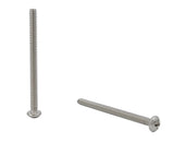6 32*1 3/4 100PK Machine Screws English Pan Head Philips Drive Cross Stainle