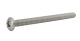 6 32*1 3/4 100PK Machine Screws English Pan Head Philips Drive Cross Stainle