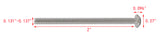 6 32*2 100PK Machine Screws English Pan Head Philips Drive Cross Stainless S