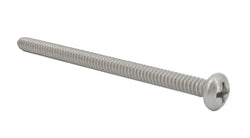 6 32*2 100PK Machine Screws English Pan Head Philips Drive Cross Stainless S