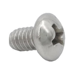 8 32*1/4 100PK Machine Screws English Pan Head Philips Drive Cross Stainless