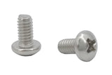 8 32*5/16 100PK Machine Screws English Pan Head Philips Drive Cross Stainles