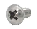 8 32*3/8 100PK Machine Screws English Pan Head Philips Drive Cross Stainless