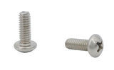 8 32*7/16 100PK Machine Screws English Pan Head Philips Drive Cross Stainles