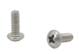 8 32*7/16 100PK Machine Screws English Pan Head Philips Drive Cross Stainles