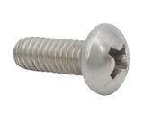 8 32*7/16 100PK Machine Screws English Pan Head Philips Drive Cross Stainles