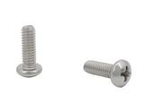 8 32*1/2 100PK Machine Screws English Pan Head Philips Drive Cross Stainless
