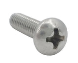 8 32*5/8 100PK Machine Screws English Pan Head Philips Drive Cross Stainless