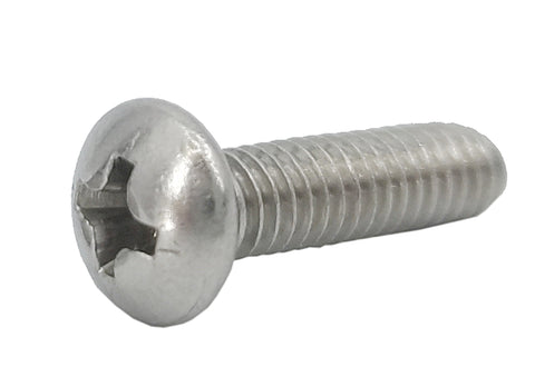 8 32*5/8 100PK Machine Screws English Pan Head Philips Drive Cross Stainless