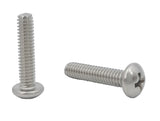 8 32*3/4 100PK Machine Screws English Pan Head Philips Drive Cross Stainless