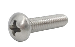 8 32*3/4 100PK Machine Screws English Pan Head Philips Drive Cross Stainless