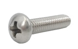8 32*3/4 100PK Machine Screws English Pan Head Philips Drive Cross Stainless