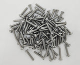 8 32*7/8 100PK Machine Screws English Pan Head Philips Drive Cross Stainless
