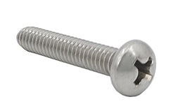 8 32*7/8 100PK Machine Screws English Pan Head Philips Drive Cross Stainless