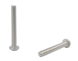 8 32*1 1/4 100PK Machine Screws English Pan Head Philips Drive Cross Stainle