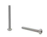 8 32*1 1/2 100PK Machine Screws English Pan Head Philips Drive Cross Stainle