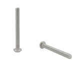 8 32*1 1/2 100PK Machine Screws English Pan Head Philips Drive Cross Stainle