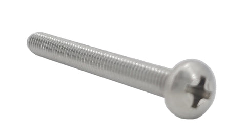 8 32*1 3/4 100PK Machine Screws English Pan Head Philips Drive Cross Stainle