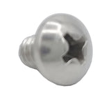10 24*1/4 100PK Machine Screws English Pan Head Philips Drive Cross Stainles