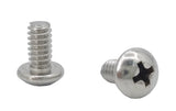 10 24*3/8 100PK Machine Screws English Pan Head Philips Drive Cross Stainles