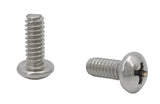 10 24*1/2 100PK Machine Screws English Pan Head Philips Drive Cross Stainles
