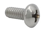 10 24*1/2 100PK Machine Screws English Pan Head Philips Drive Cross Stainles