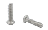10 24*3/4 100PK Machine Screws English Pan Head Philips Drive Cross Stainles